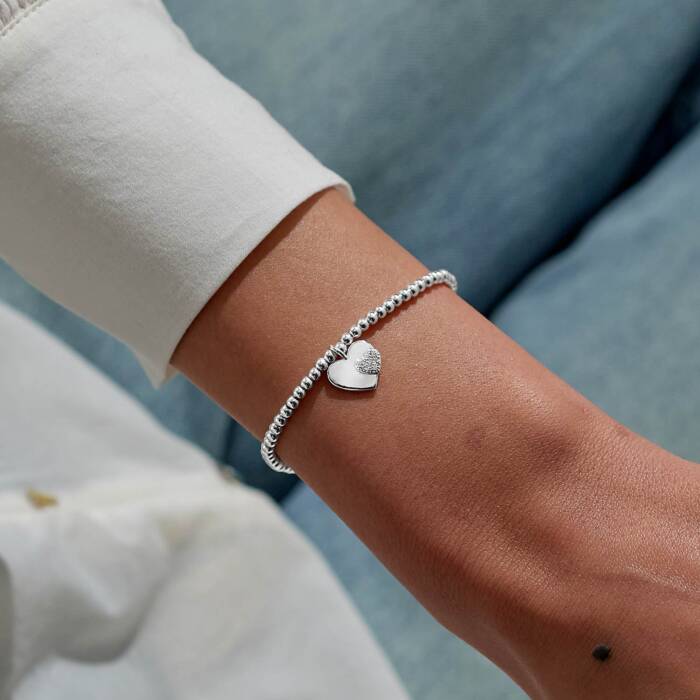 Joma Jewellery Christmas A Little Merry Christmas Wonderful Mum Silver Plated Bracelet