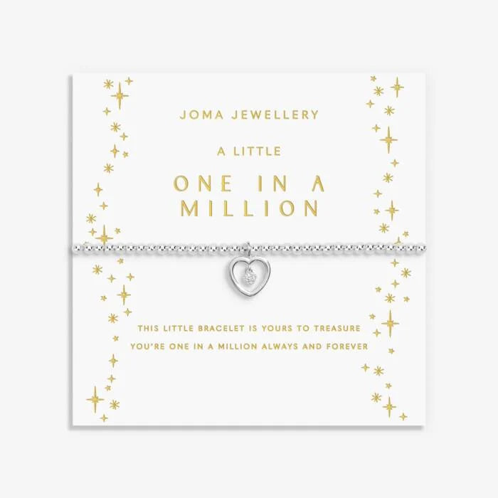 Joma Jewellery Christmas A Little One In A Million Silver Plated Bracelet
