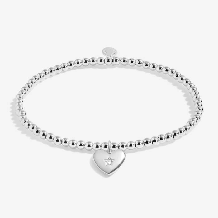 Joma Jewellery Christmas A Little Peace, Love And Joy Silver Plated Bracelet