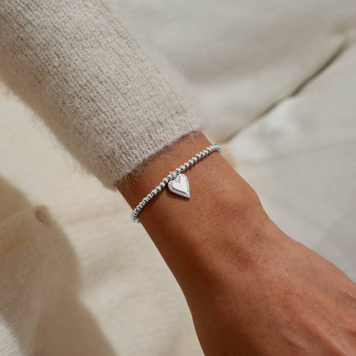 Joma Jewellery Christmas A Little With Love Silver Plated Bracelet