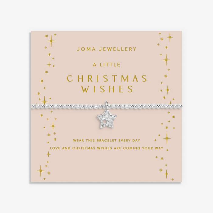 Joma Jewellery Christmas A Little Christmas Wishes Silver Plated Bracelet
