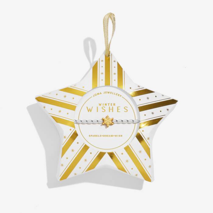 Joma Jewellery Christmas Wish Winter Wishes Silver & Gold Plated Bracelet