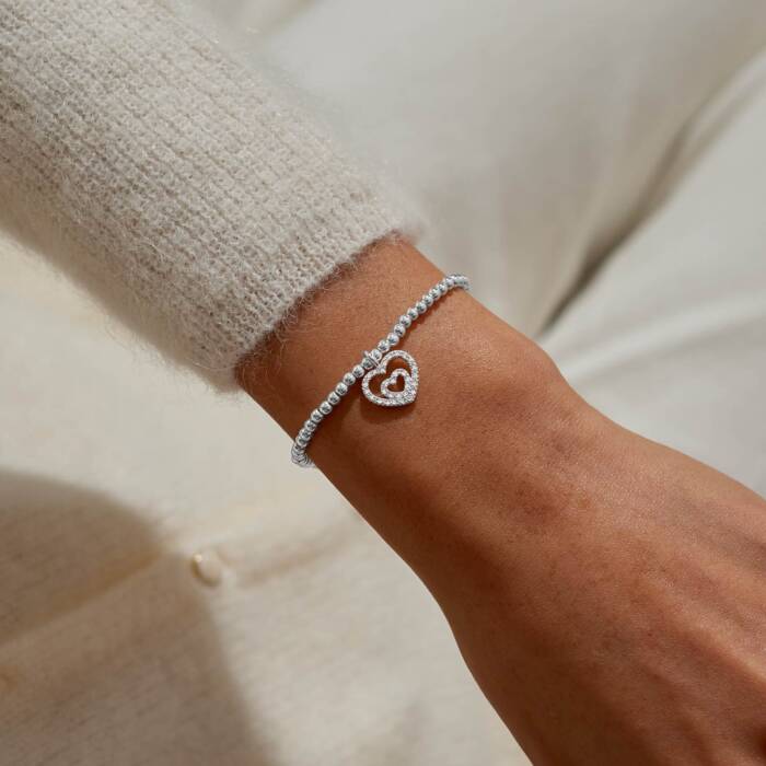 Joma Jewellery Confetti A Little Darling Daughter Silver Plated Bracelet