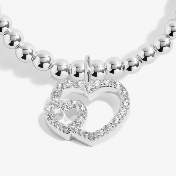 Joma Jewellery Confetti A Little Mummy To Be Silver Plated Bracelet