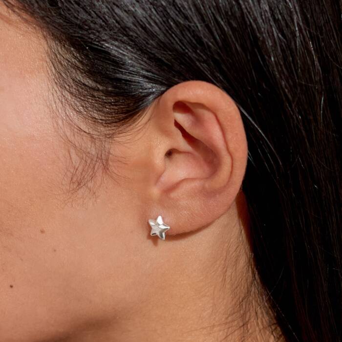 Joma Jewellery Earring Bauble Merry Christmas Silver Plated Stud Earrings