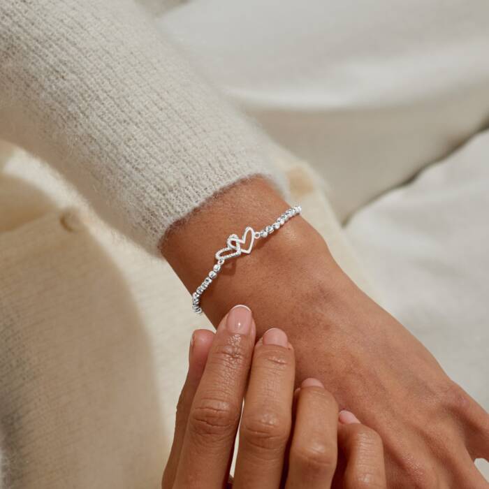 Joma Jewellery Forever Yours Happy Birthday Super Sister Silver Plated Bracelet