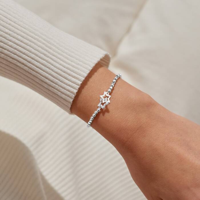 Joma Jewellery Forever Yours Life Is Better With True Friends Silver Plated Bracelet