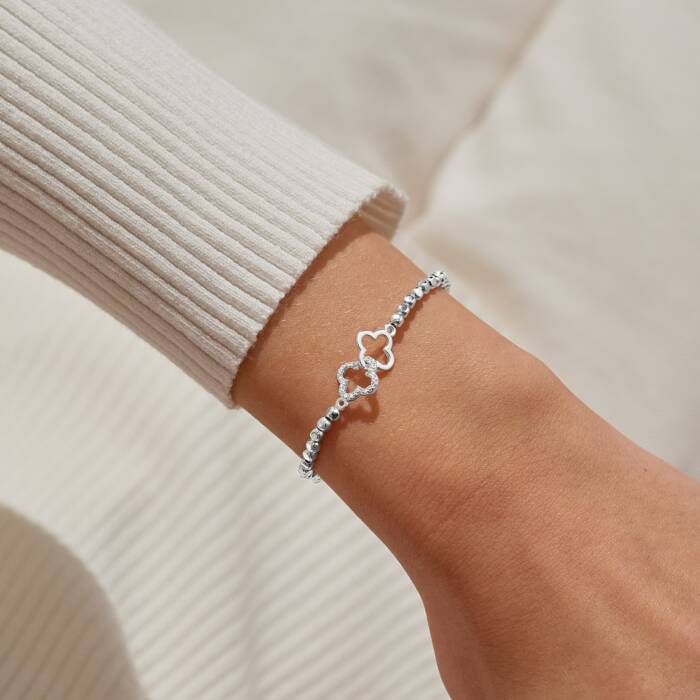 Joma Jewellery Forever Yours Make Your Own Luck Silver Plated Bracelet