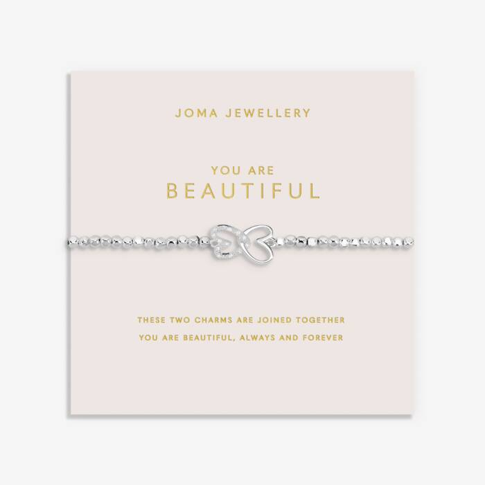 Joma Jewellery Forever Yours You Are Beautuful Silver Plated Bracelet