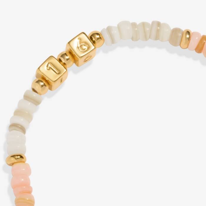 Joma Jewellery Happy Little Moments 16Th Birthday Gold Plated Bracelet