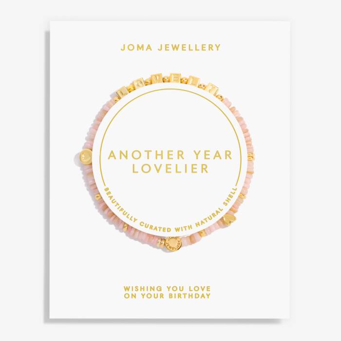 Joma Jewellery Happy Little Moments Another Year Lovelier Gold Plated Bracelet