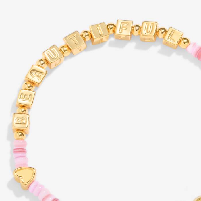Joma Jewellery Happy Little Moments Happy Birthday Beautiful Gold Plated Bracelet