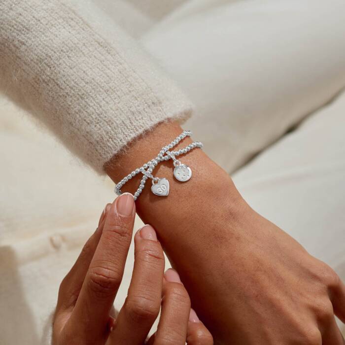 Joma Jewellery Infinity Bracelets 30Th Birthday Silver Plated Linked Bracelets