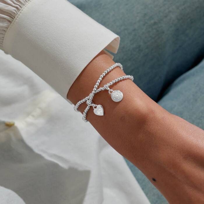 Joma Jewellery Infinity Bracelets 40Th Birthday Silver Plated Linked Bracelets