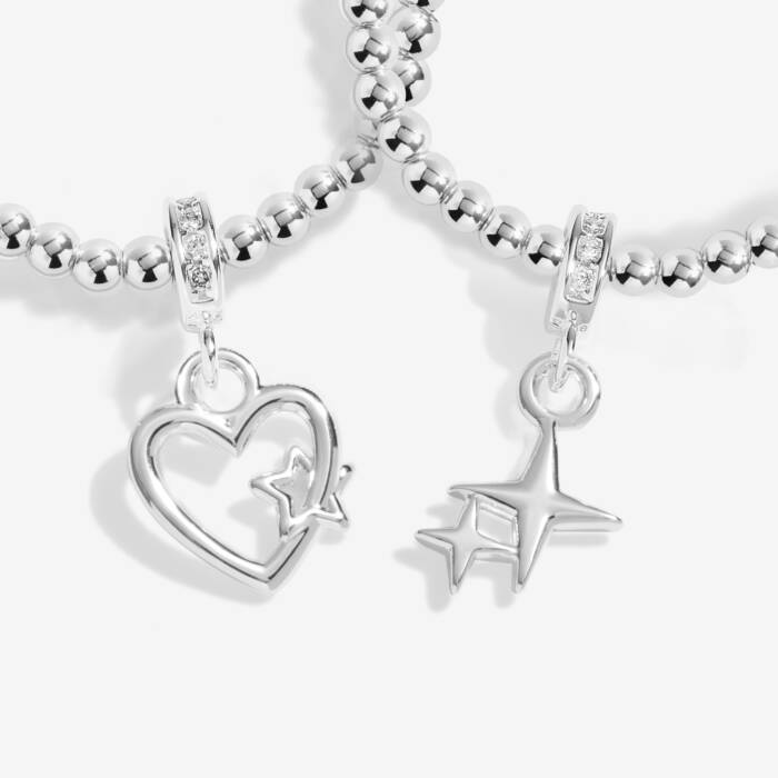 Joma Jewellery Infinity Bracelets Christmas Wishes Silver Plated Linked Bracelets