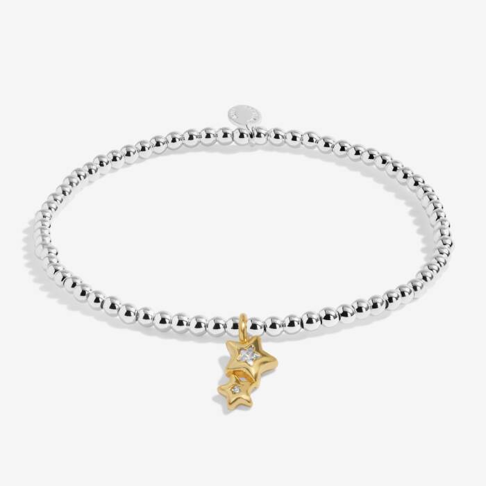 Joma Jewellery Kids A Little Fearless Silver & Gold Plated Children's Bracelet