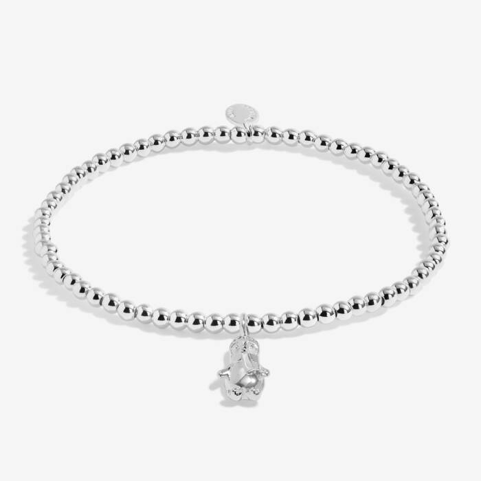 Joma Jewellery Kids A Little Happy Penguin Silver Plated Children's Bracelet