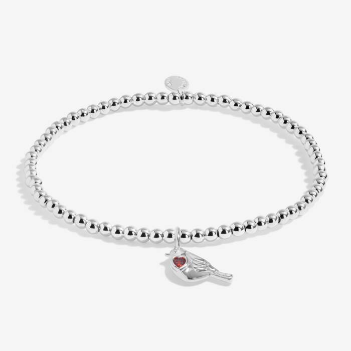 Joma Jewellery Kids A Little Robins Appear When Loved Ones Are Near Silver Plated Children's Bracelet