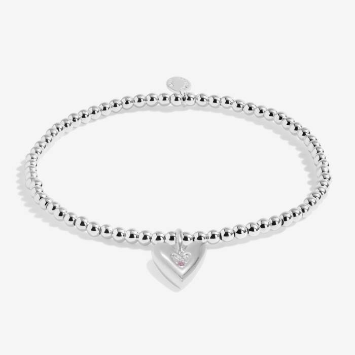 Joma Jewellery Kids Confetti A Little Super Sister Silver Plated Children's Bracelet