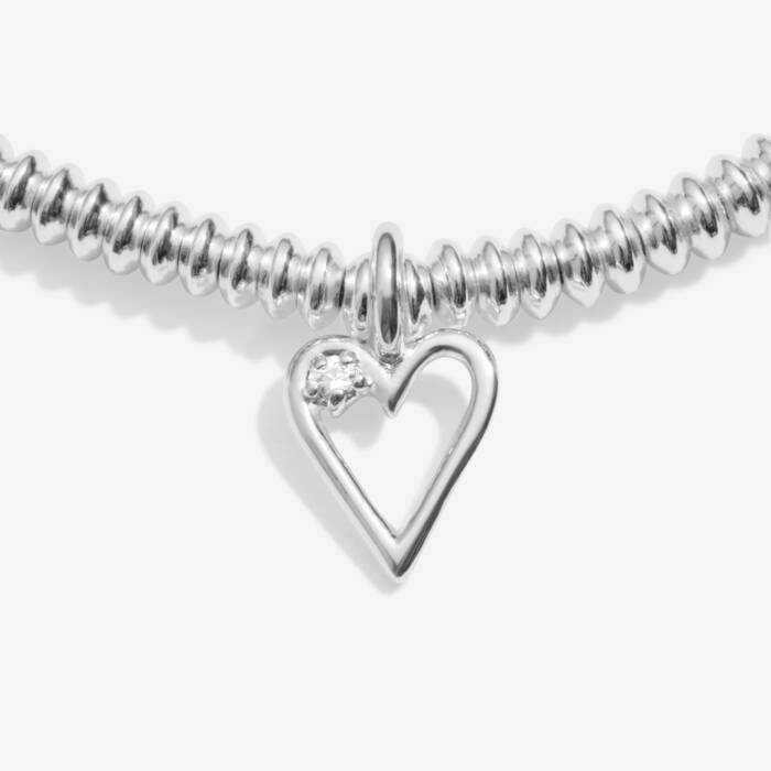 Joma Jewellery Laboratory Grown Diamond A Little Happy 40Th Birthday Silver Plated Bracelet