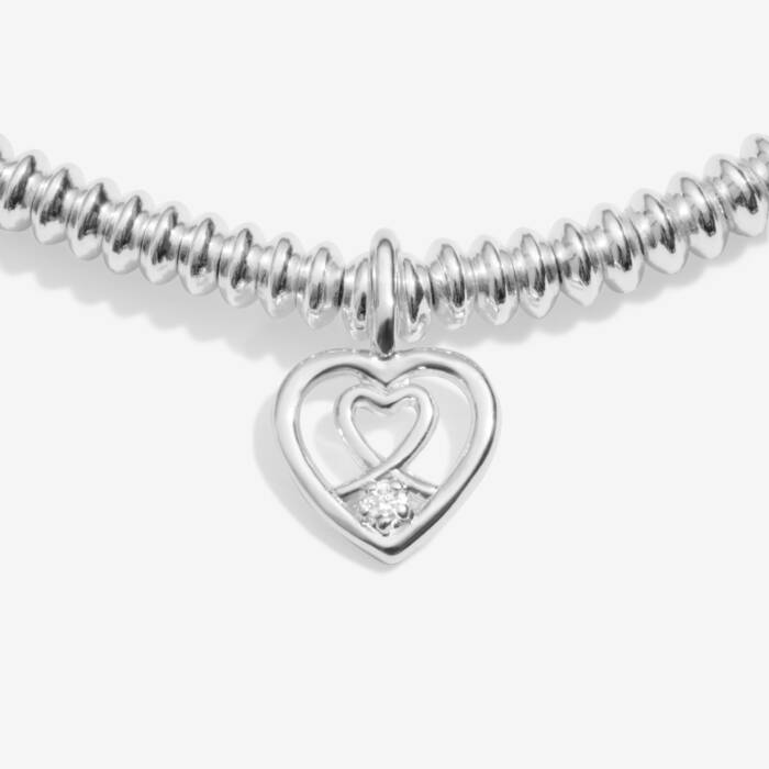 Joma Jewellery Laboratory Grown Diamond A Little Wonderful Daughter Silver Plated Bracelet