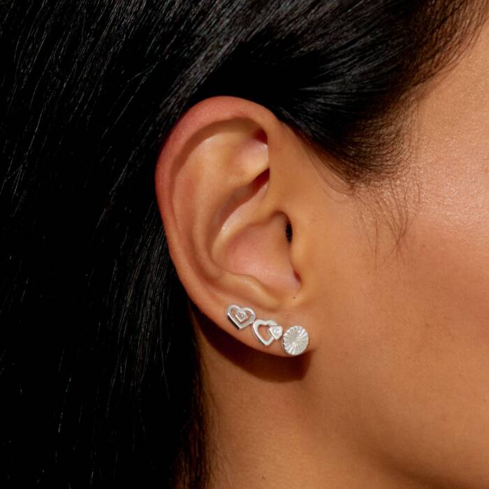 Joma Jewellery Life's A Charm Earrings Grandma Silver Plated Earrings