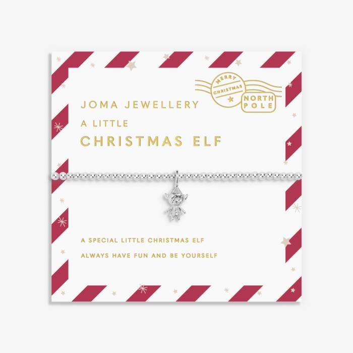 Joma Jewellery Love From Santa Christmas Elf Silver Plated Children's Bracelet