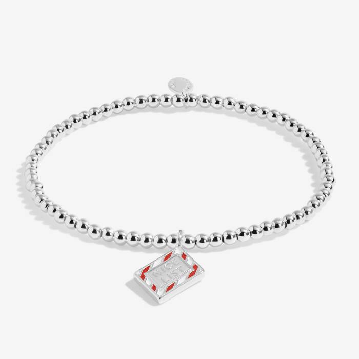 Joma Jewellery Love From Santa You're On The Nice List Silver Plated Children's Bracelet