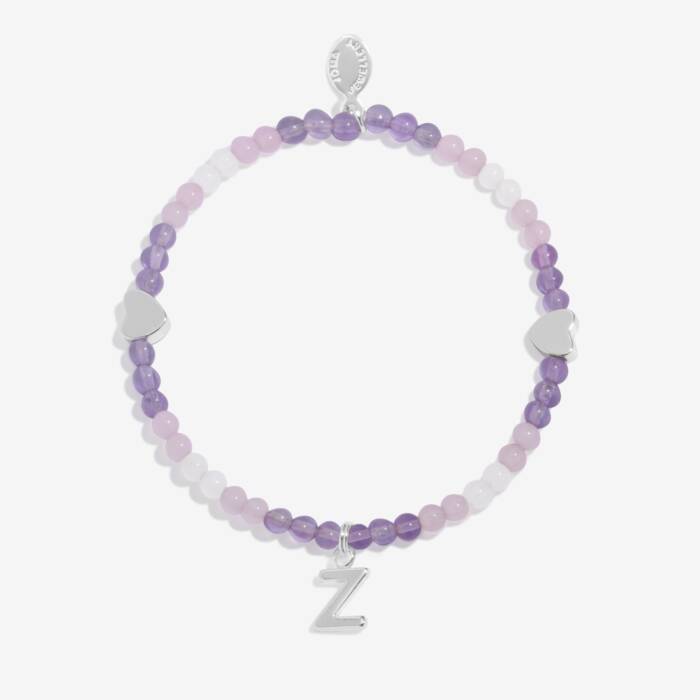 Joma Jewellery My Alphabet Z Pink, Lilac & Silver Plated Children's Bracelet