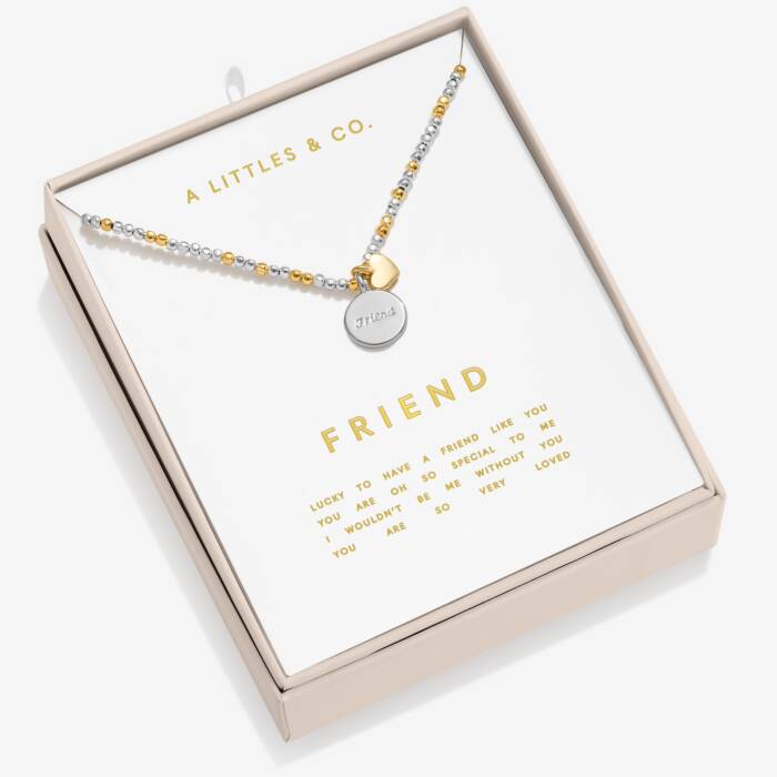 Joma Jewellery So Loved Friend Silver & Gold Plated Necklace