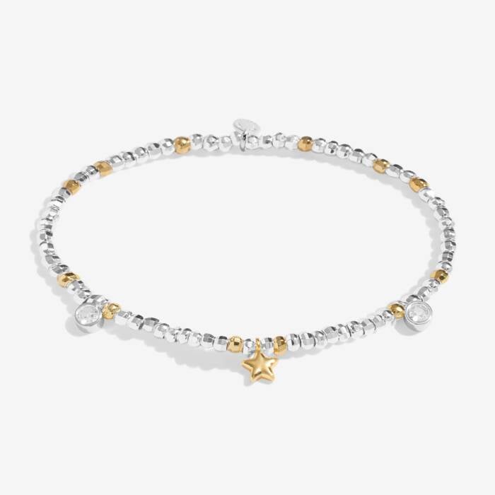 Joma Jewellery Sparkle Confetti A Little One In A Million Silver & Gold Plated Bracelet