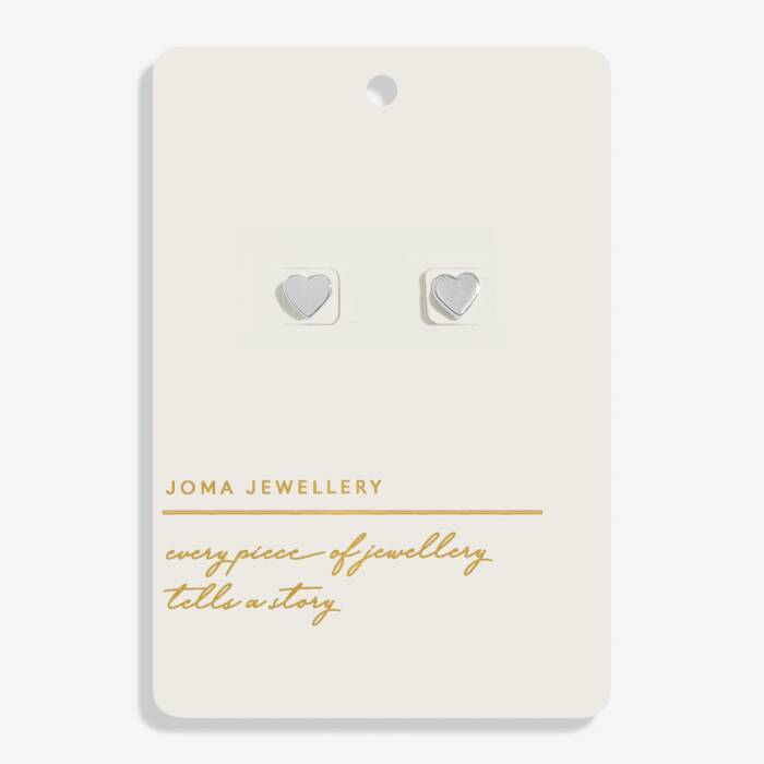 Joma Jewellery Style Stories Hearts Silver Plated Earrings