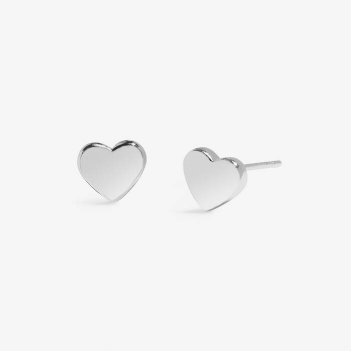 Joma Jewellery Style Stories Hearts Silver Plated Earrings