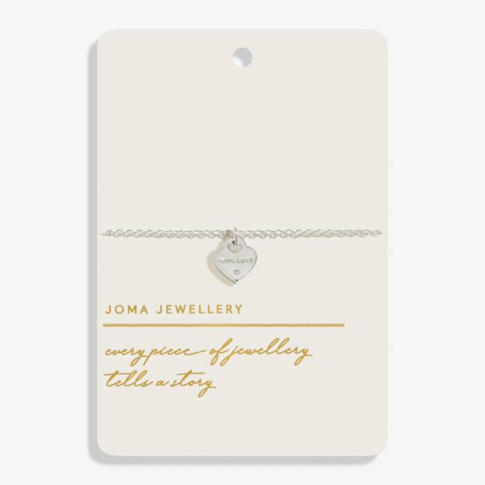 Joma Jewellery Style Stories With Love Silver Plated Bracelet
