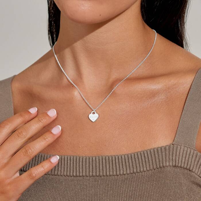 Joma Jewellery Style Stories With Love Silver Plated Necklace