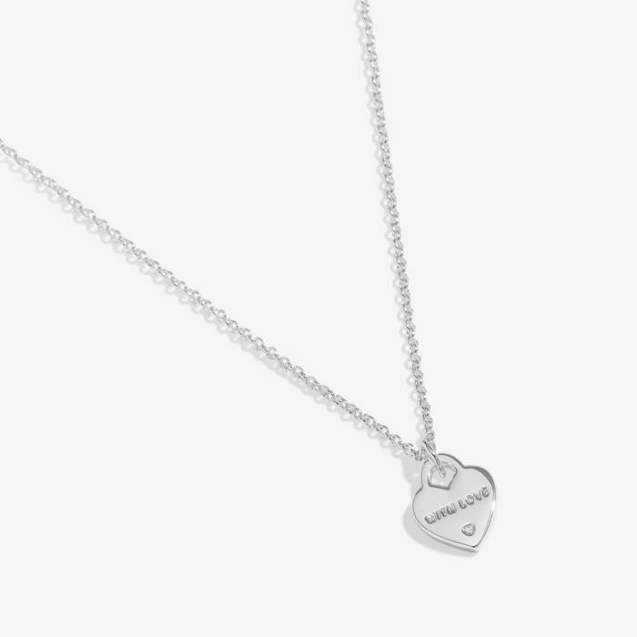 Joma Jewellery Style Stories With Love Silver Plated Necklace