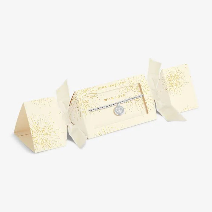 Joma Jewellery Christmas Cracker With Love Silver Plated Bracelet