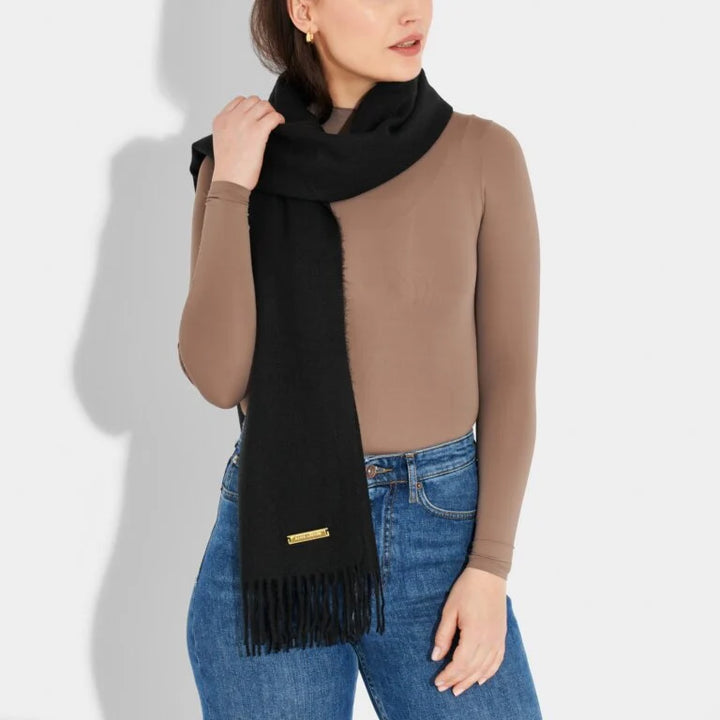 Katie Loxton Blanket Scarf Black