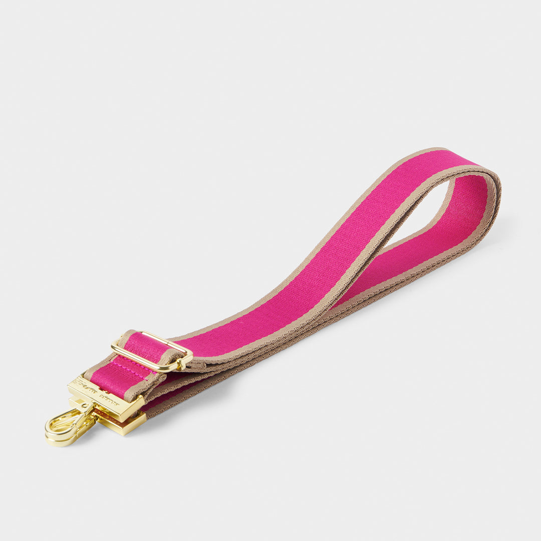 Katie Loxton Canvas Strap Magenta Stripe