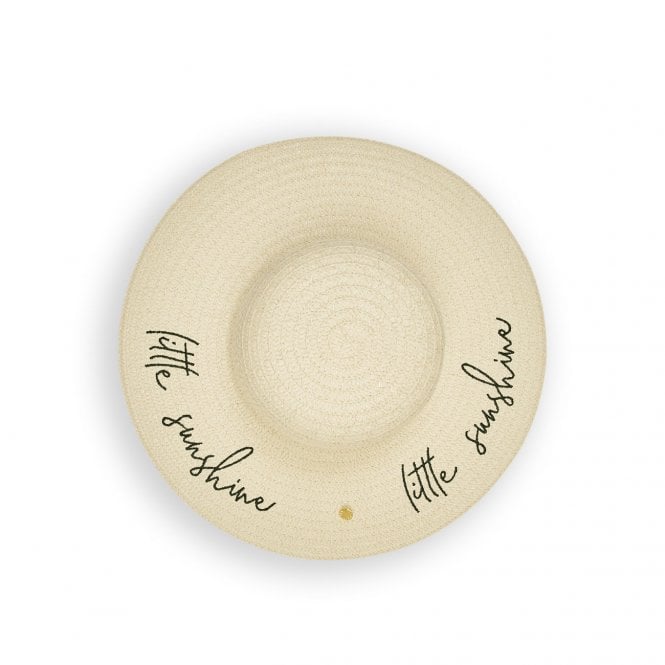 Katie Loxton Childrens Straw Hat Little Sunshine Vanilla