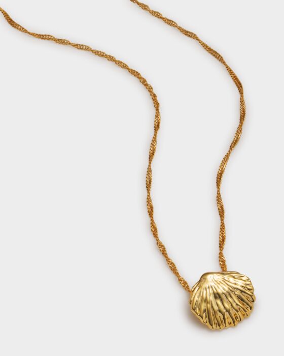 Katie Loxton Cochellia Twist Necklace Gold Coated