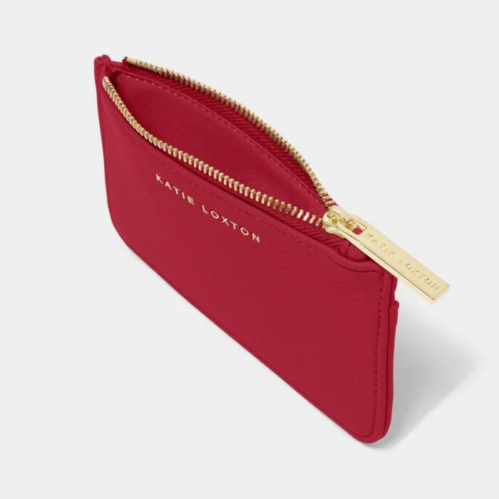 Katie Loxton Hana Coin And Cardholder Garnet Red