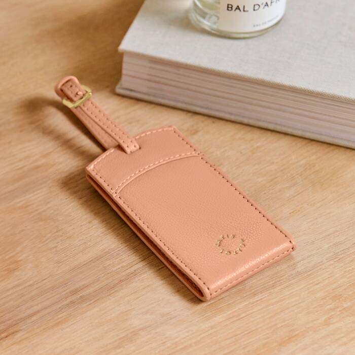 Katie Loxton Luggage Tag Peony Blush