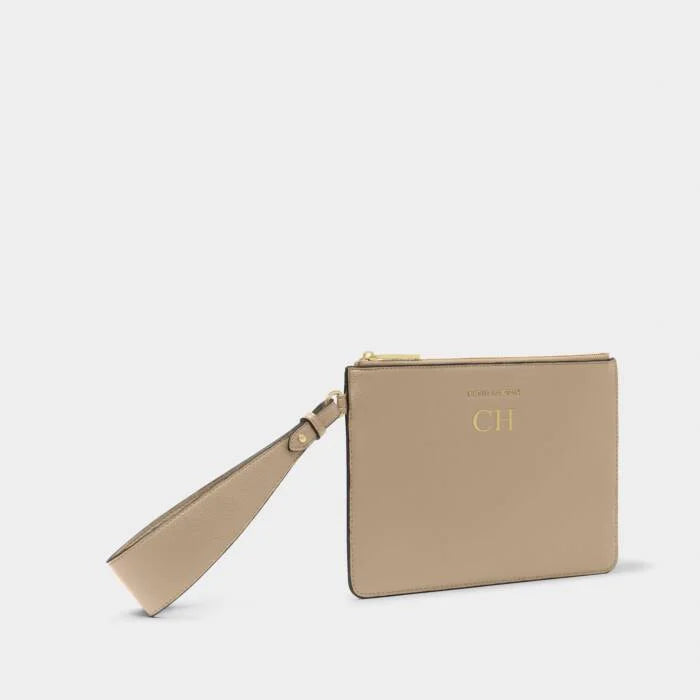 Katie Loxton Marni Wristlet Pouch Taupe