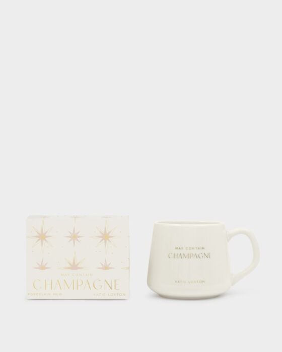 Katie Loxton Porcelain Mug May Contain Champagne Mug
