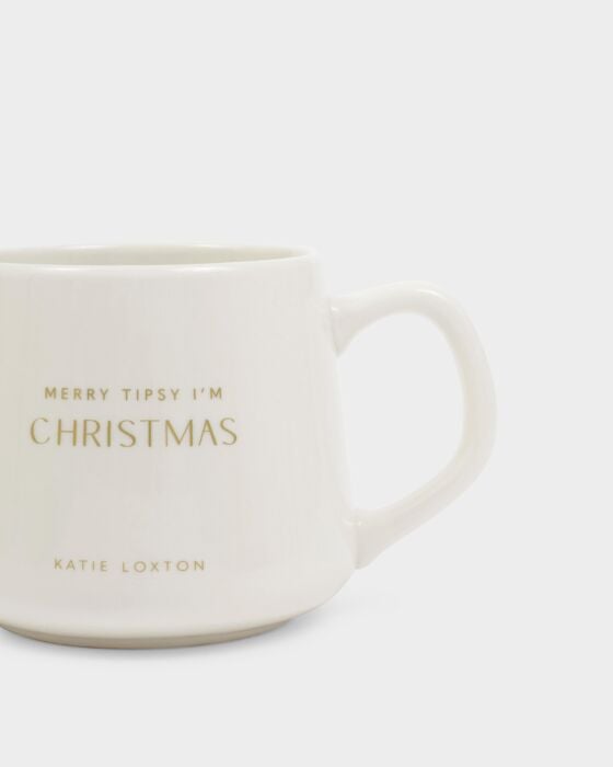 Katie Loxton Porcelain Mug Merry Tipsy I'm Christmas