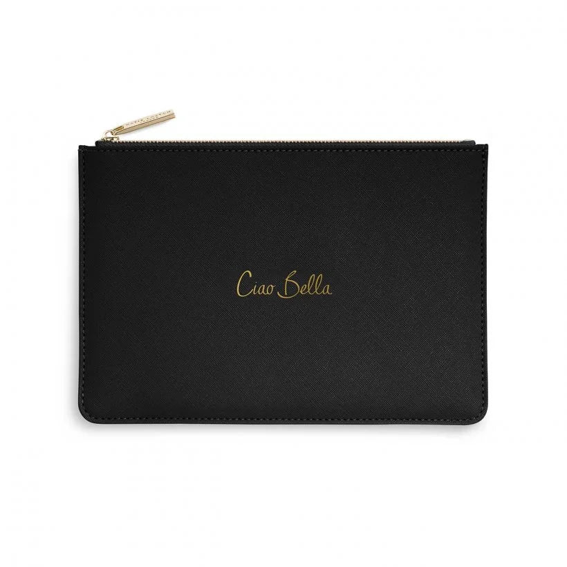 Katie Loxton Perfect Pouch Ciao Bella Black