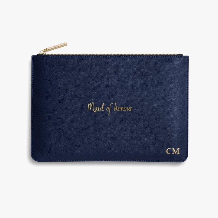Katie Loxton Perfect Pouch Maid Of Honour Navy