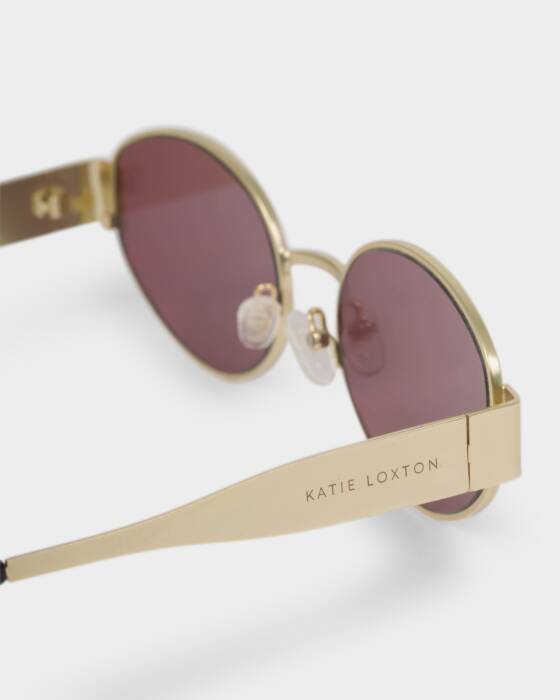 Katie Loxton Siena Sunglasses Matte Gold/Tortoiseshell