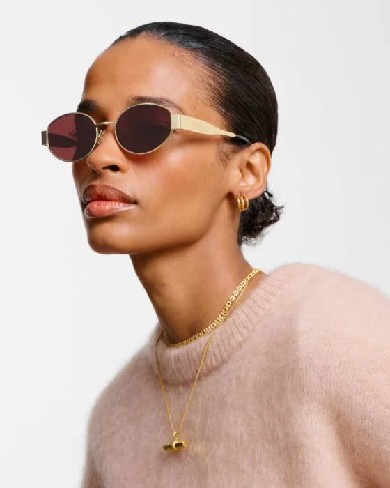 Katie Loxton Siena Sunglasses Matte Gold/Tortoiseshell